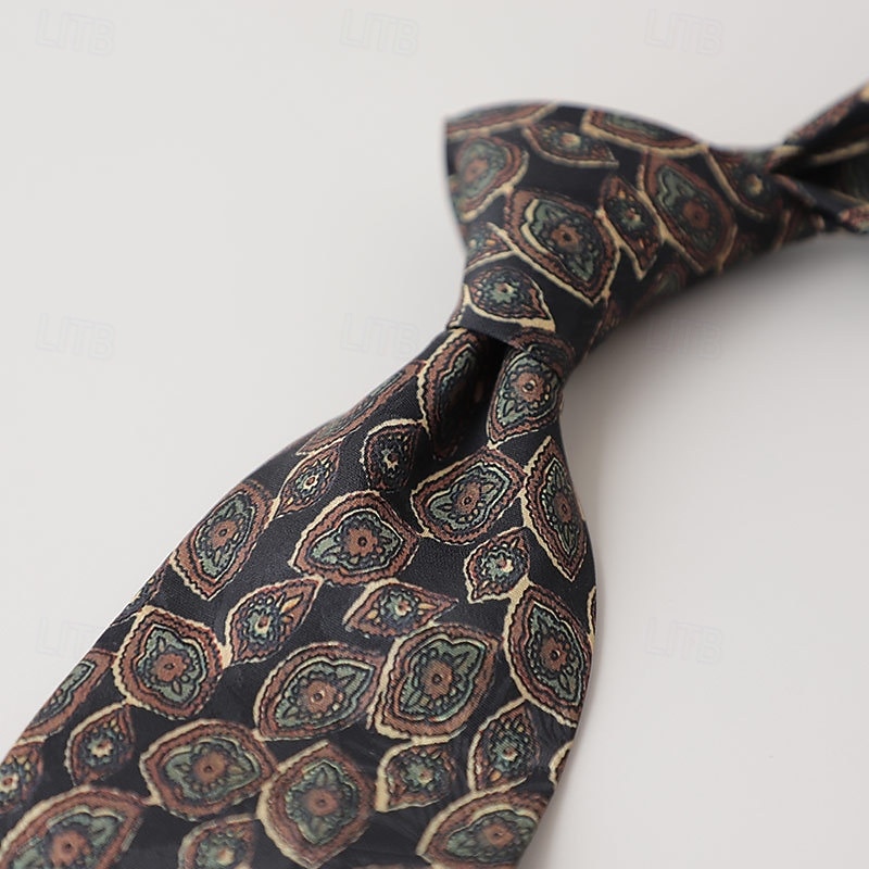 Męskie Krawaty Moda Klasyczny Współczesny współczesny Wzory Wesele Dzienne zużycie 2026 - $11.99 –P11