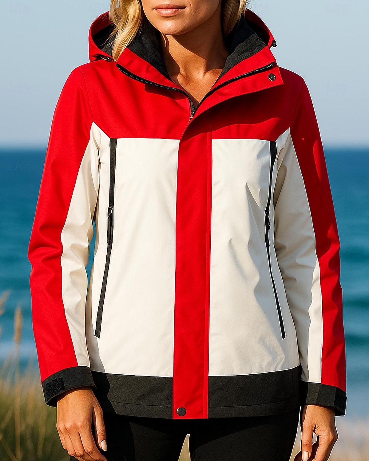 Women's Windbreaker Softshell Jacket Hiking Jacket Outdoor Waterproof Windproof Hiking Outfits Hiking Clothes Autumn / Fall Top Camping / Hiking / Caving Running Patchwork Black Yellow Army Green 2026 - $49.99 –P4