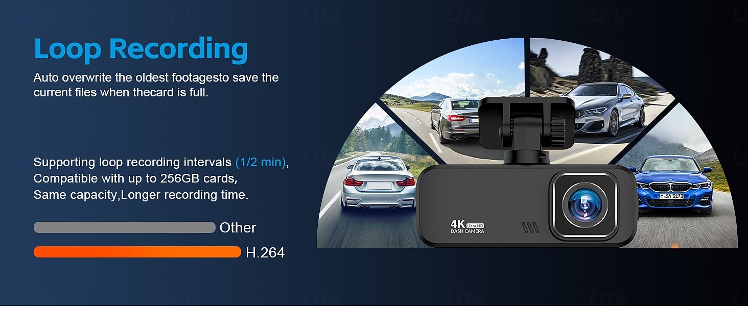 2025年 モバイル接続機能付き、車載用隠し DVR を備えた HD 4k1080p デュアルレンズ カー ダッシュ カメラ。  コレクション – $66.99 –P7