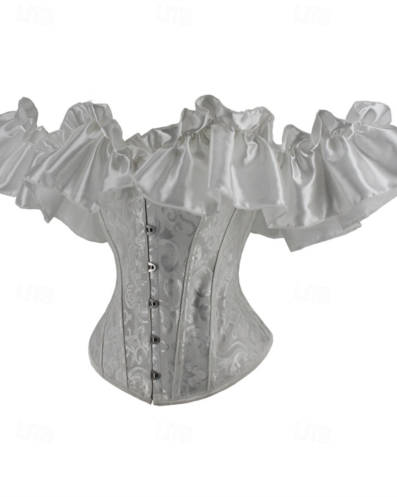 Γυναικεία Κορσέδες Shapewear Μέσης Cincher Διαμορφωτικός Ρουχισμός Σέξι κορσέ Σέξι Γλυκός Μονόχρωμες Σουρωτά Εξώπλατο Διακοπές Δρόμος Ημερομηνία Αμάνικο Κορσές Μαύρο Λευκό Μπεζ Άνοιξη Φθινόπωρο 2025 - $35.99 –P9