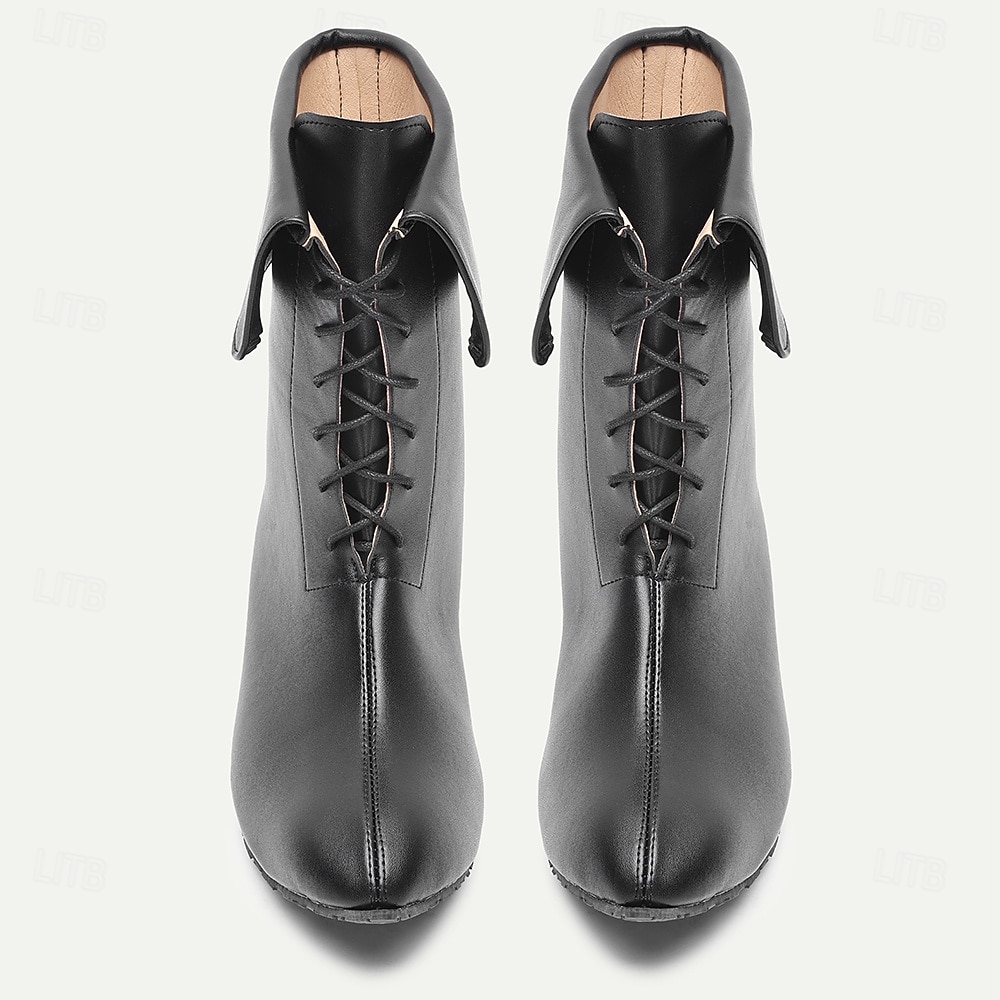 stivali da uomo medievali rinascimentali con lacci, calzature classiche in stile costume retrò per cosplay, spettacoli teatrali, festival e rievocazioni storiche del 2026 a $54.99 –P5