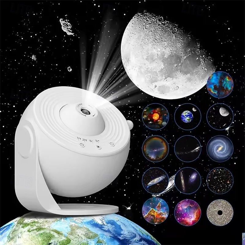 Proiettore stellare 13 in 1, proiettore planetario, proiettore galassia per camera da letto, proiettore aurora, proiettore luce notturna per bambini e adulti del 2025 a $42.99 –P6