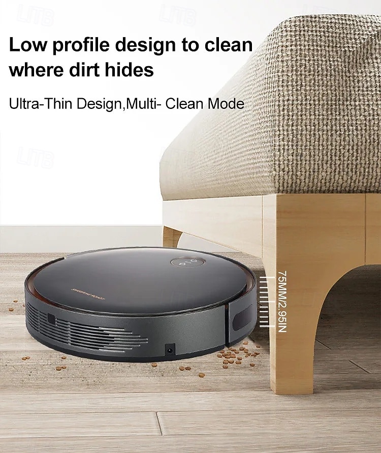 NEW 5000Pa Robot Vacuum Cleaner 3 In 1 Suction Sweeping Mopping Automatic Rechargable Cleaning Sweep Floor for Home Office 2025 - $149.99 –P5