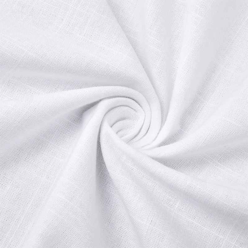 Per uomo Camicia Camicia di lino Camicia Estiva Camicia da Spiaggia Tinta unica Vacanza Casuale Nero Bianco Blu Verde Manica Lunga Henley Estate Primavera Abbigliamento del 2026 a $25.99 –P14