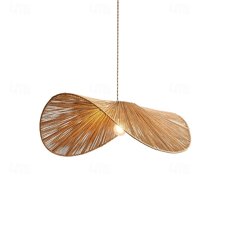 Pendant Lamp, Retro Industrial Style, for Restaurant, Bedroom, Woven Rope Art Lamp, Field Base, Ceiling Decoration, Ceiling Fixture 2025 - $349.99 –P5