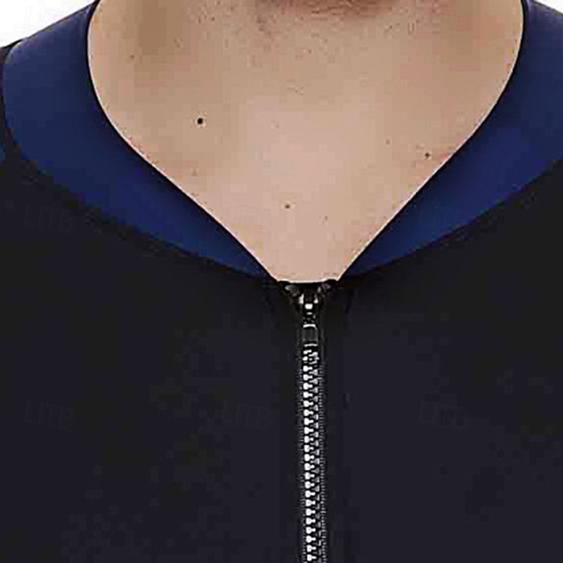 Homme Maillots de bain intégraux Combinaison Fine UPF50+ manche longue Maillot de Bain ​fermeture éclair sur le devant Natation Plongée Surf Plongée en apnée Patchwork Été Printemps Automne de 2025 ? $44.99 –P9