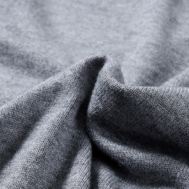 Men's Sweater Pullover Sweater Jumper Ribbed Knit Regular Tops Knitted Slim Fit Plain Turtleneck Knitwear Contemporary Casual Daily Wear Clothing Apparel Fall Camel Black M L XL 2026 - $26.99 –P16