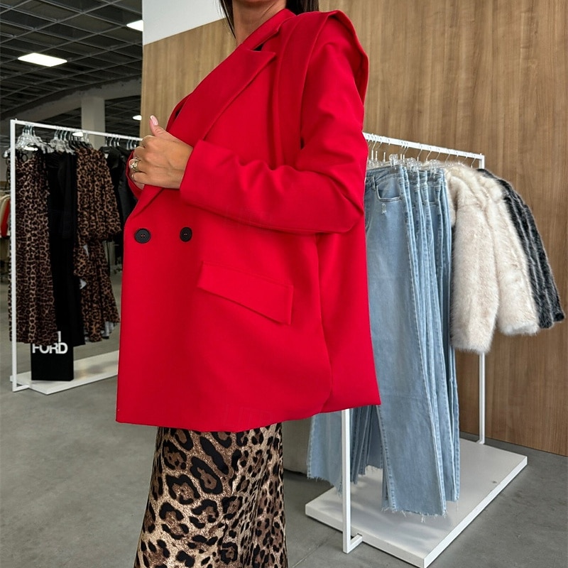 Femmes Blazer Confortable Avec Poches Boutons Élégant Mode Extérieur Uni Sortir Décontracté Quotidien Week-end Cardigan Régulier Revers Coupe régulière manche longue Vêtements d'extérieur Noir de 2025 ? $25.99 –P5