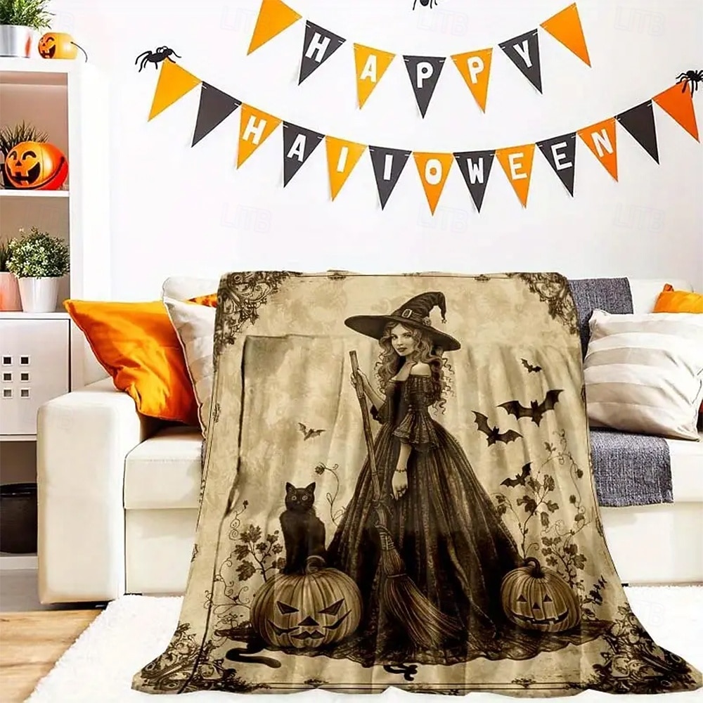 coperte in pile Coperta per divano Strega Rustico Da serata Divano Da letto Coperta decorativa Coperta calda Arredamento per la casa del 2026 a $20.99 –P4
