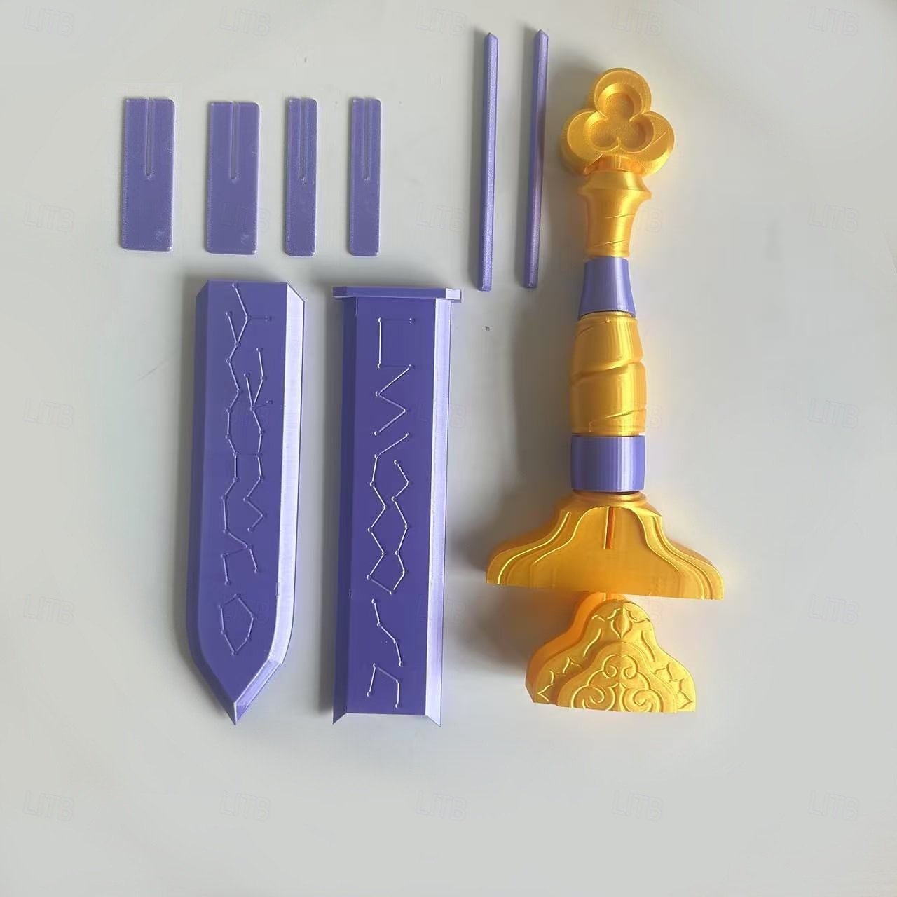 Cosplay Prop Replica voor Koreaanse Idol Film Cosplay Wapen Fantasy Accessoire Halloween Kostuum Filmverzamelobject Anime Wapen Replica Kerstgeschenk 2026 - $29.99 –P5