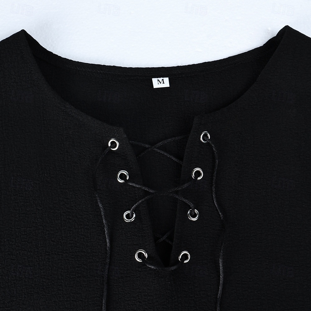 Rétro Vintage Médiéval Renaissance Armure Ensemble d'accessoires Tunique Guerrier Viking Déguisement Homme Viking Halloween Carnaval Performance LARP Foire de la Renaissance Adulte Gilet Ceinture Sac de 2025 ? $39.99 –P4