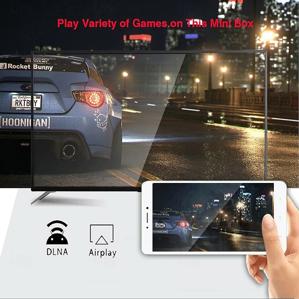 андроид 9.0 h96 max bluetooth 4.0 4k rk3318 2gb 16gb 2025 - $43.99 –P5
