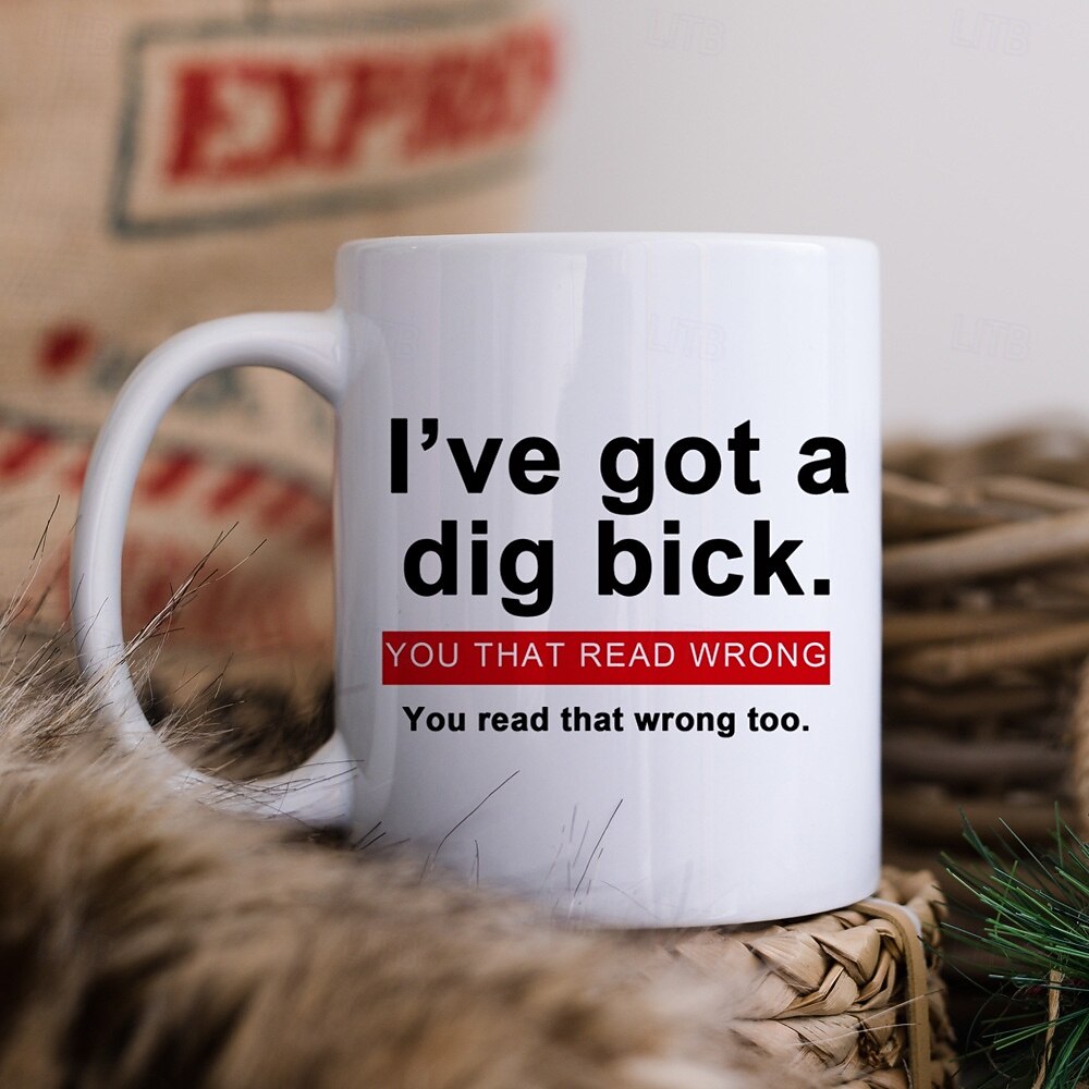 Caneca de café engraçada, tenho uma ilusão de ótica, presente engraçado e divertido para homens, mulheres, amigos, escritório, cerâmica branca 12 onças de 2026 por $12.99 –P4