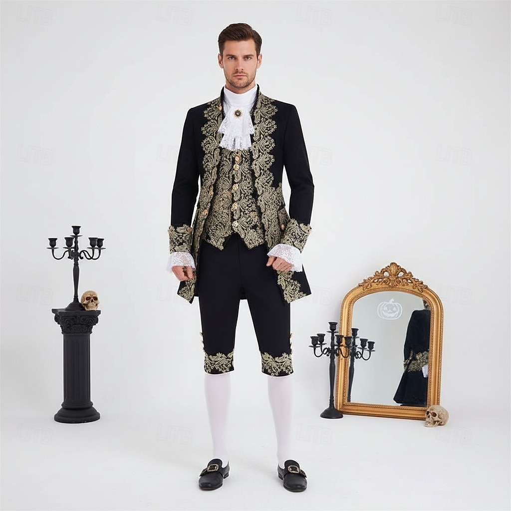 Rococò Barocco Vittoriano Abiti Costume di fantasia Principe Nobile Costume Per uomo Halloween Carnevale Performance LARP Fiera Rinascimentale Adulti Costume del 2026 a $105.99 –P2