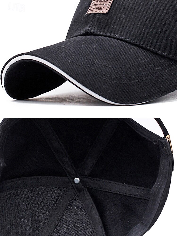 Boné de beisebol masculino de algodão em várias cores, chapéu casual ajustável com design de remendo, presente de Natal para atividades ao ar livre, esportes e festas de 2026 por $11.99 –P9