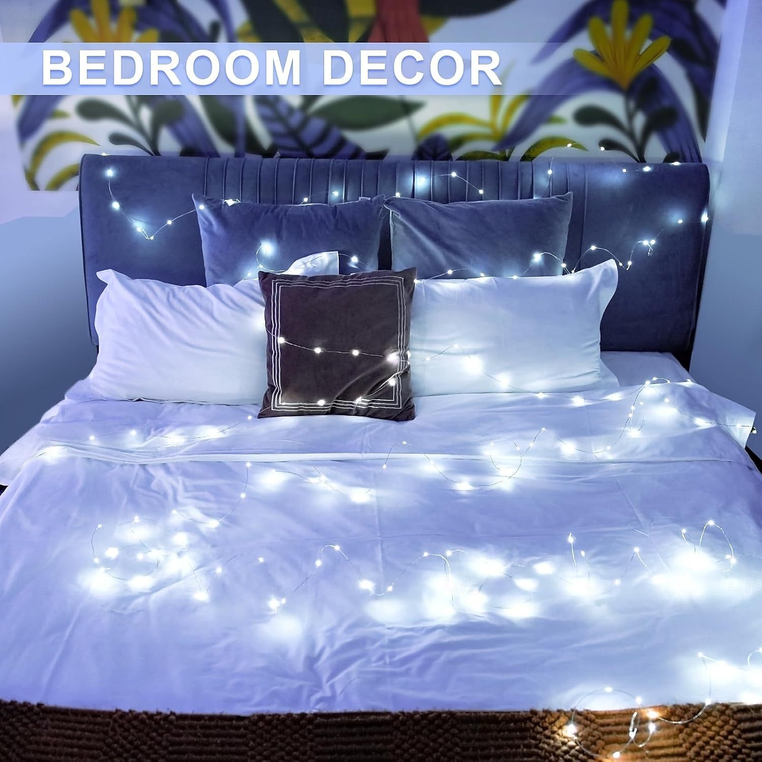 2026年 2個 20M/66FT 200 LEDビーズ ハロウィン 結婚式 パーティー 祭り フェアリーストリングライト 室内外使用 祭りデコレーションライトストリング AAA防水バッテリーボックス リモートコントロール  コレクション – $23.99 –P8