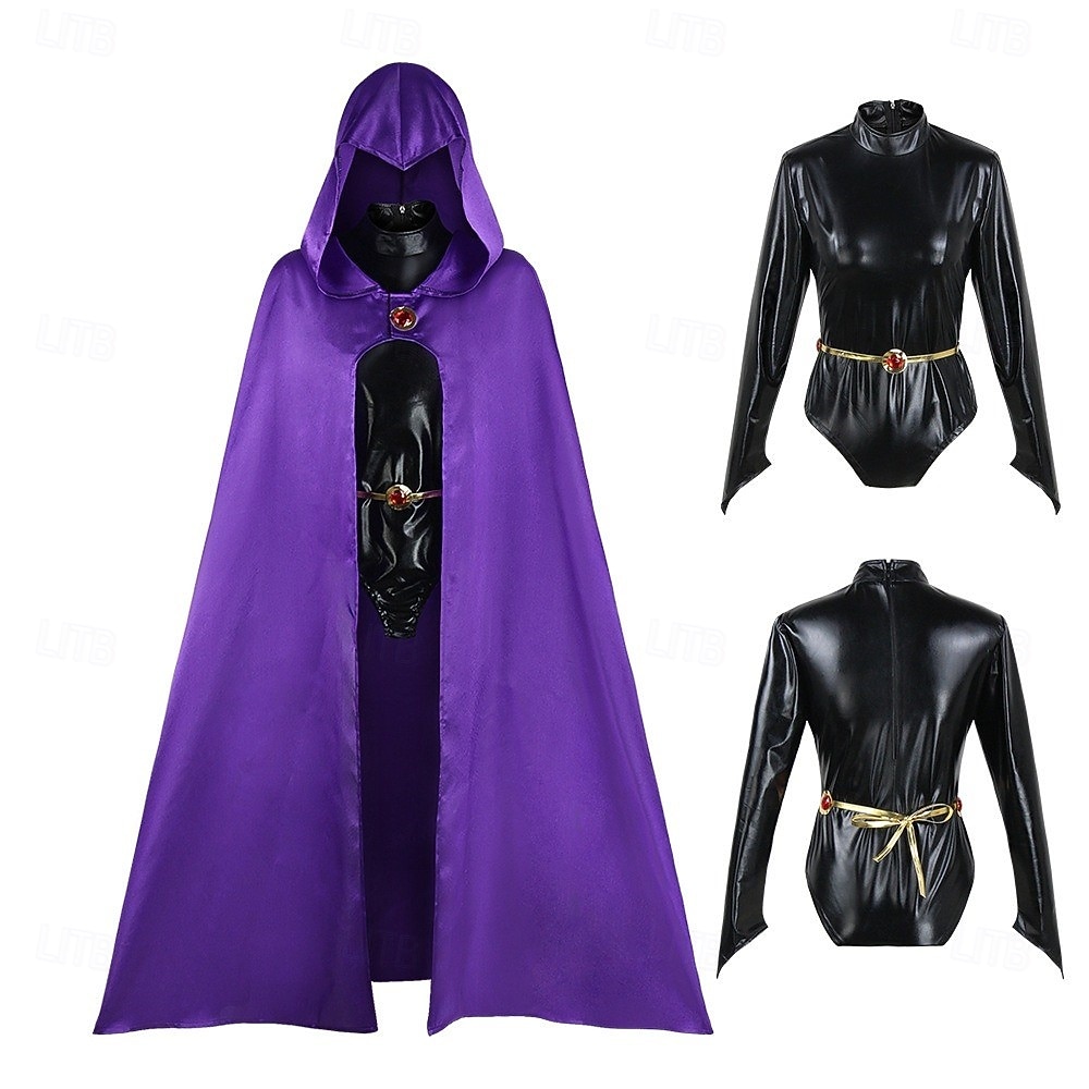 Rabe Anime Cosplay Kostüm Umhang Outfits Cosplay-Anzüge Karneval Maskerade Trikot / Einteiler Gürtel Umhang Für Damen Erwachsene 2026 - $42.99 –P1