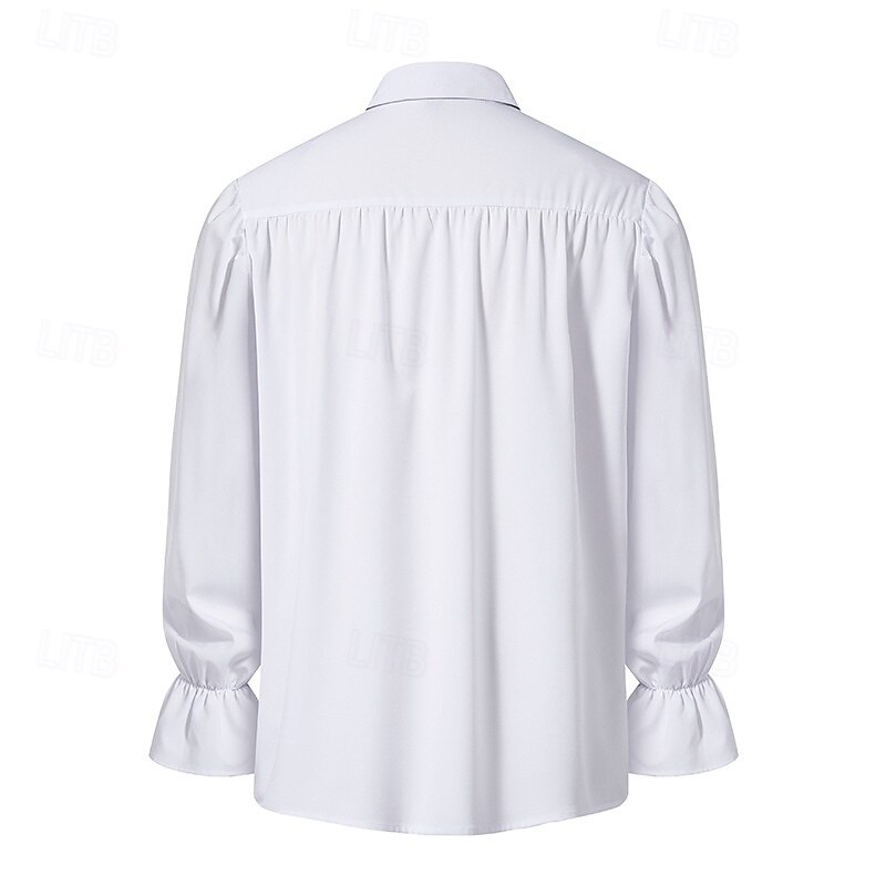 Ретро Средневековый Эпоха возрождения Необычные костюмы Рубашка Пираты Викинг Маскарадный костюм Муж. Пираты Хэллоуин Карнавал Выступление РИЖД Рен Фэйр Взрослые Рубашка 2026 - $27.99 –P5