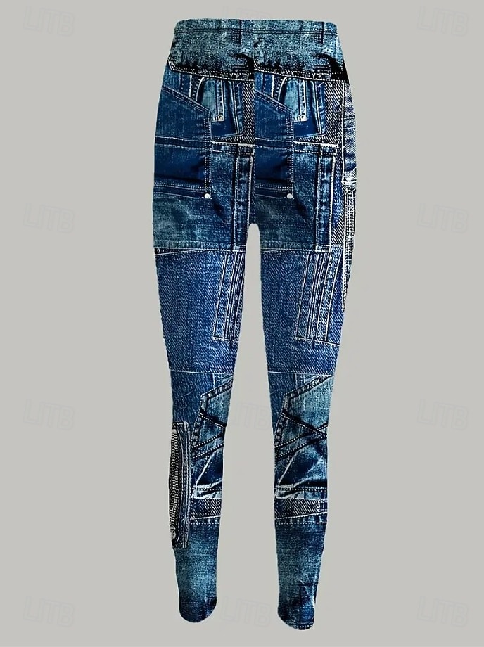 Γυναικεία Πλατύ παντελόνι ανάπαυσης Κολάν Άνετα κολάν Διακοπές Βίντατζ Κομψό στυλ street Πλήρες μήκος Φυσικό Γραφική Κουρελού Κορδόνι Κουρελού Ελαστική μέση Άνετα Για Υπαίθρια Χρήση Άνετο 2026 - $21.99 –P4