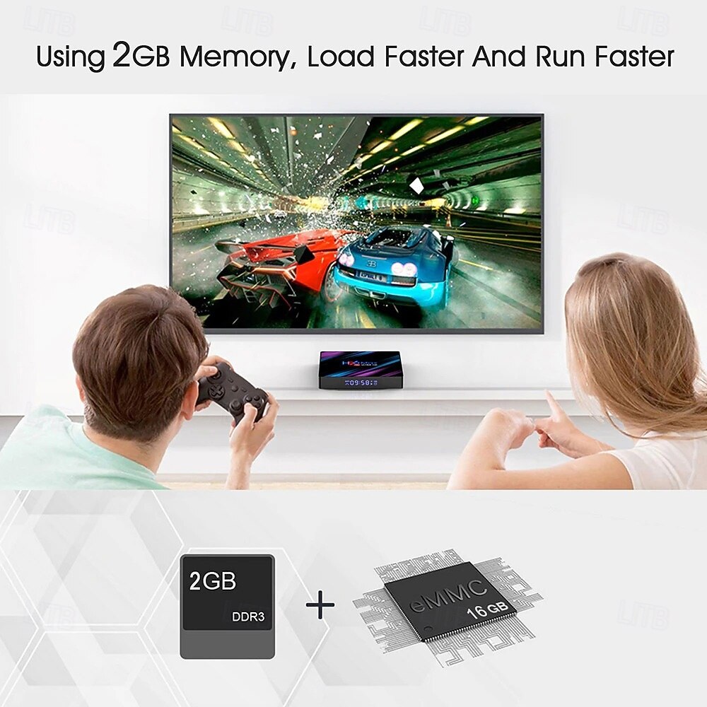 андроид 9.0 h96 max bluetooth 4.0 4k rk3318 2gb 16gb 2025 - $43.99 –P3