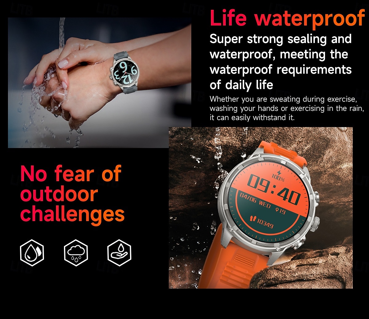 V99 Smart Watch 1.85 inch Smartwatch Fitness Running Watch Bluetooth Pedometer Call Reminder Fitness Tracker Compatible with Smartphone Unisex Long Standby Hands-Free Calls Waterproof IP 67 52mm 2026 - $66.99 –P18