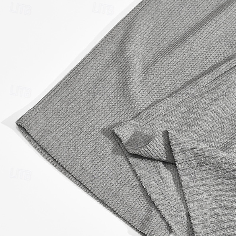 Per uomo Maglia Tuta da Ginnastica Set di abiti Bavero All'aperto Quotidiano Sportivo Coulisse Cardigan con Bottoni Tasca Blocco di colori Nero Blu marino Cachi Poliestere Abbigliamento sportivo Moda del 2026 a $49.99 –P12