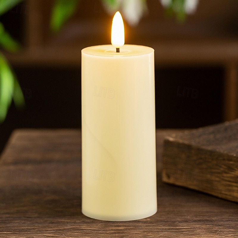 Lot de 3 bougies électroniques à LED pour Noël, Halloween, Nouvel An, Saint-Valentin, mariage, festival, fête, décoration de bureau, ornement lumineux, batterie AG13 * 3 de 2025 ? $11.49 –P4