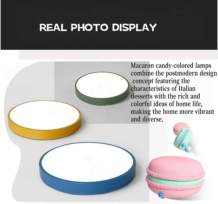 5-Light 40 cm Dimbaar Plafondlampen Acryl Acryl Moderne stijl Modern 110-120V 220-240V 2026 - $86.99 –P2