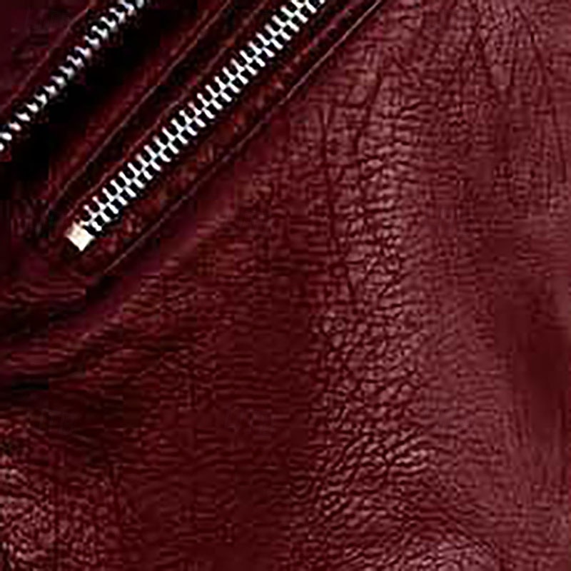 Per donna Giacca in Ecopelle Giacca da Biker Caldo Confortevole Cerniera Bottoni Casual Tinta unica Vacanza Streetwear Casuale Abbigliamento quotidiano Corto Collo ripiegato Vestibilità regolare del 2026 a $43.99 –P5