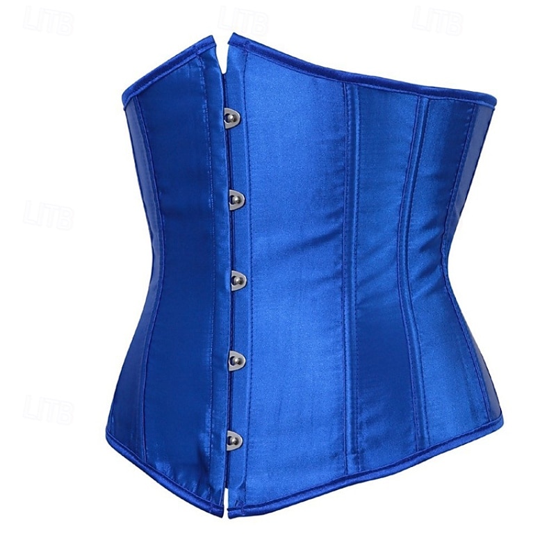 Per donna Corsetto modellante per la vita Intimo Modellante Corsetto sexy Moda Dolce Colore Puro Orlo irregolare Senza schiena Vacanza Streetwear Data Senza Maniche Top con spalle scoperte Nero Rosso del 2026 a $27.99 –P17