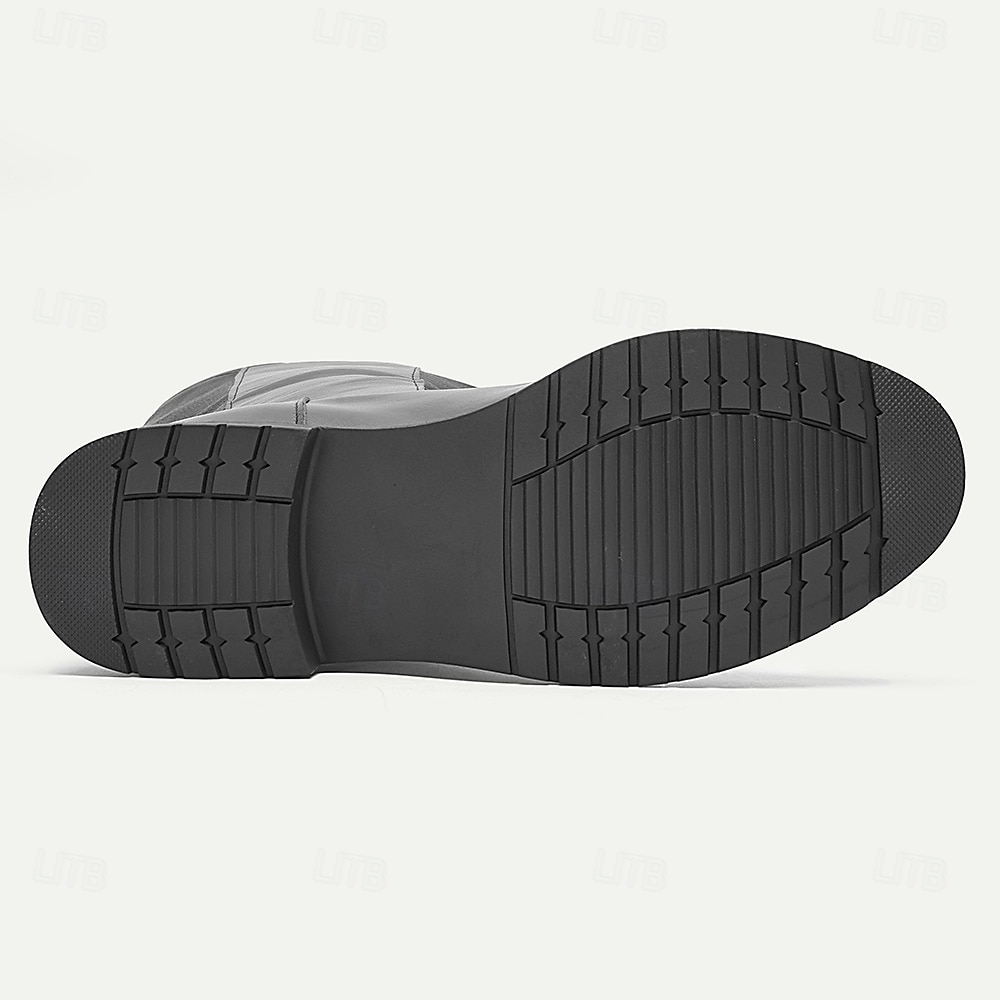 Per uomo Stivali Stivali Chukka Retrò Camminata Vintage Casual Britannico All'aperto Pelle PU Confortevole Antiscivolo Caldo Stivali alti Mocassino Nero / Rosso Marrone scuro Nero Autunno Inverno del 2026 a $64.99 –P6