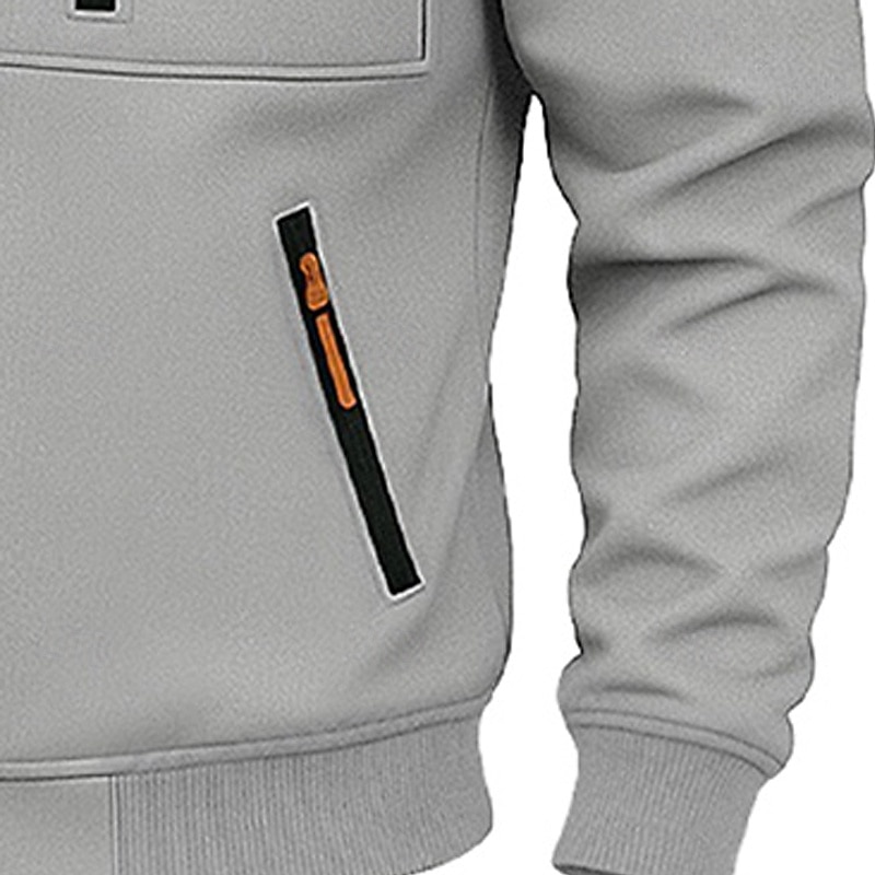 Férfi Kapucnis felsőrész Teljes cipzáros kapucnis Gyapjú pulóver Taktikai kapucnis pulóver Fekete Fehér Katonai zöld Burgundi vörös Sötétkék Kapucni Sima Texturált Sport & Szabadtéri Hétköznapi Napi 2025 - $23.99 –P11