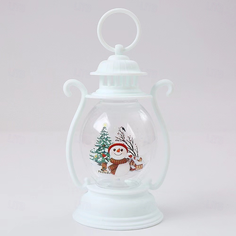1 Pc 16.2 * 7.1CM Christmas Handheld Lantern LED Electronic Candle Light Desktop Ornament Light Nightlight Decorative Light AG13 * 3 Battery 2025 - CAD $4.99 –P2