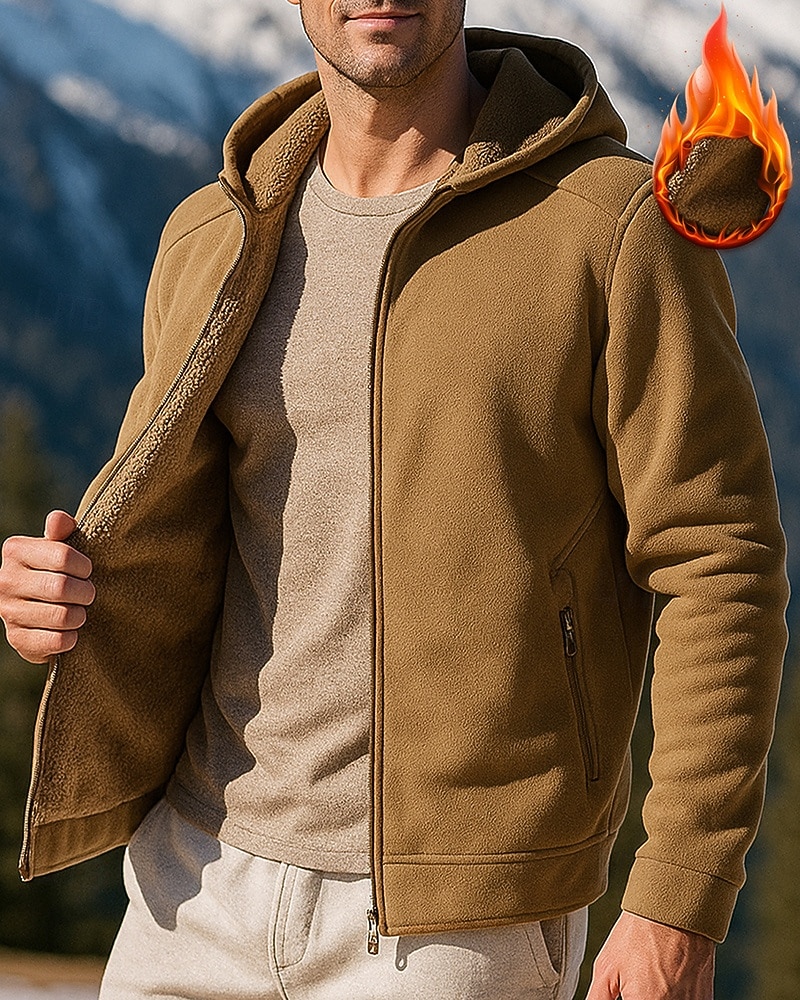 Dame Turjakke Fleece-jakke Termisk jakke Utendørs Termisk Varm Turantrekk Turklær Vinter Høst Topper Fisking Camping / fotturer / grotting Løp Helfarge Svart Blå Grønn 2025 - $46.99 –P1