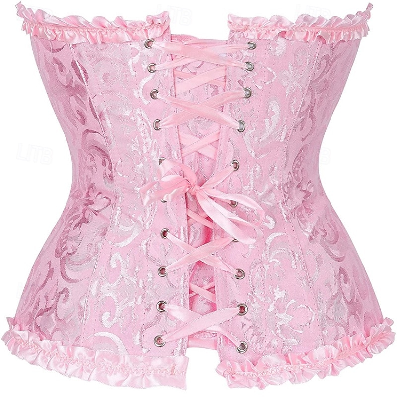 Femmes Corset Shapewear Serre-taille Gaine Sculptante Corset sexy Sexy Doux Fleuri Dos nu Vacances Soirée Rue Sans manches Corset Rose Claire Marron Bleu de minuit Printemps Automne Coupe sur mesure de 2026 ? $32.99 –P3