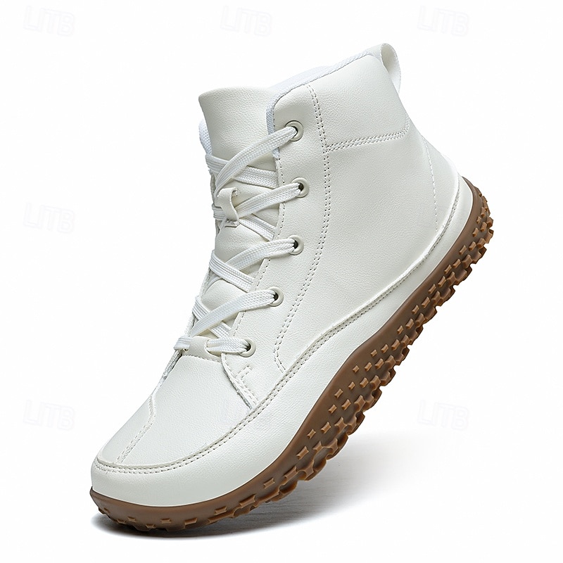 Miesten Bootsit 오피스 / 비즈니스 Pluskoko Kävely Vapaa-aika Päivittäin PU-nahka Mukava Nauhat Musta Valkoinen Keltainen 2025 - $42.99 –P4