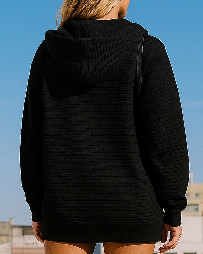 Mujer Sudadera con capucha Chaqueta con cremallera Con bolsillos Manga Larga Camiseta Ropa Deportiva Otoño Color sólido Resistente al Viento Templado Senderismo Al Aire Libre Viaje Ropa de deporte 2025 - $30.99 –P2
