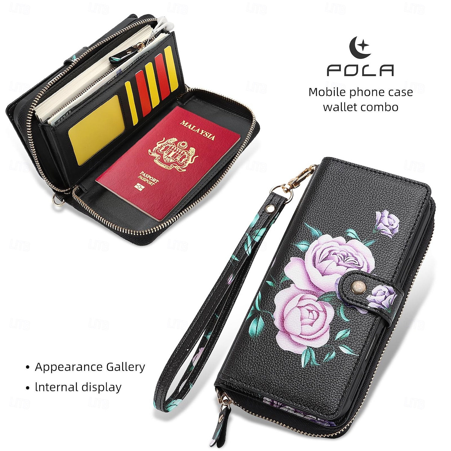 Phone Case For iPhone 17 Pro Max 17 Air 16 15 14 Pro Max Plus 13 Pro Max Wallet Case Detachable Full Body Protective with Lanyard Retro Genuine Leather 2025 - $34.99 –P12
