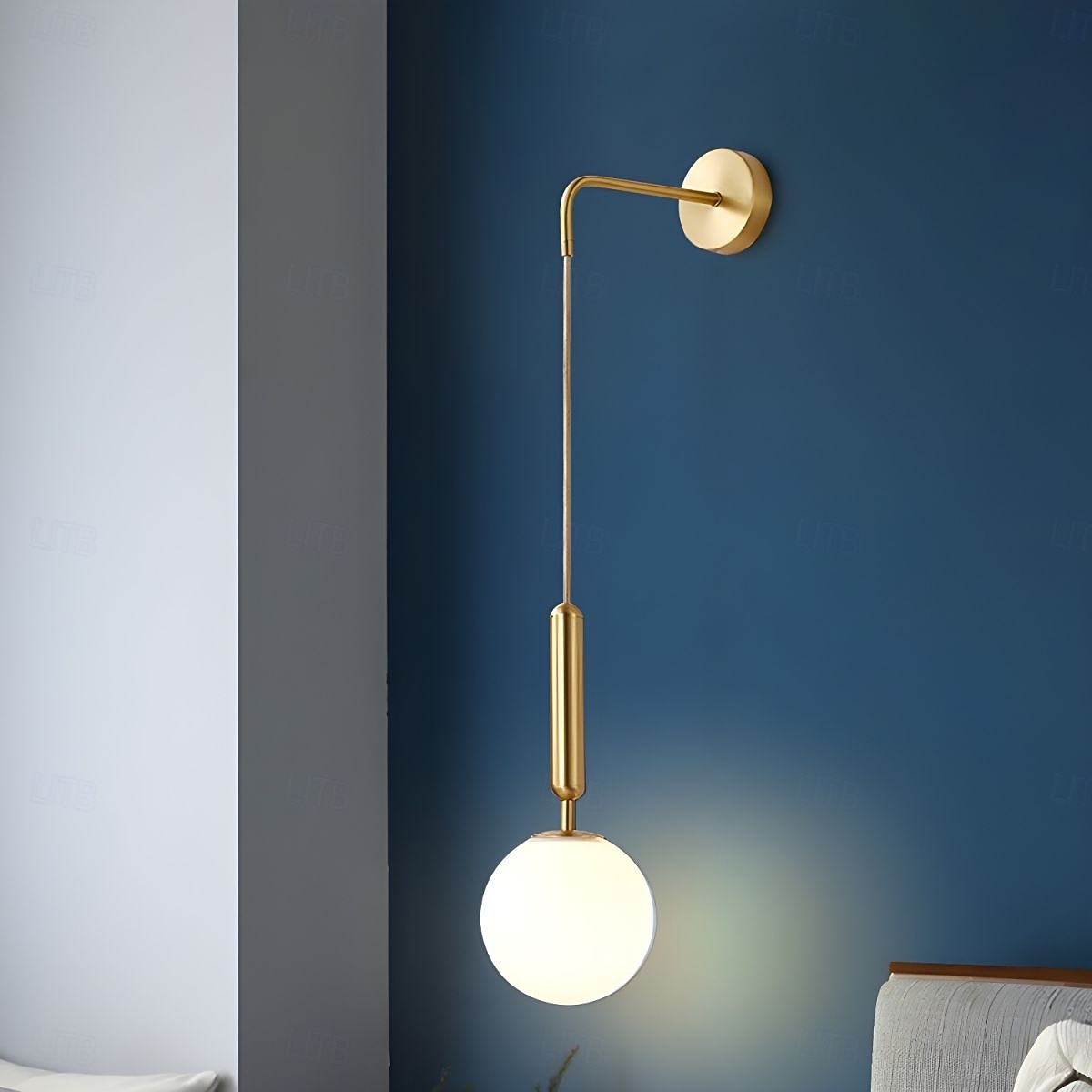 Aplice LED în stil nordic, aplice de perete pentru living, dormitor, aplice din aluminiu, becul 110-240v nu este inclus 2025 - $74.99 –P6