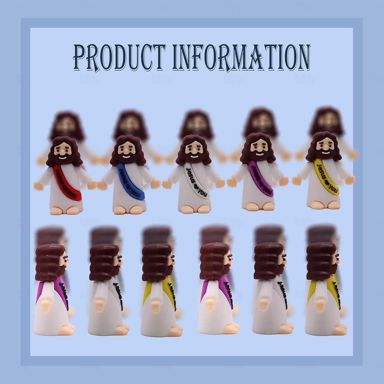 50/100pcs Little Jesus Figures, Mini Jesus Figurines in Bulk, Christmas Stocking Stuffers Gift Multicolor Tiny Jesus Figures, Miniature Figurines to Hide 2025 - $19.99 –P8