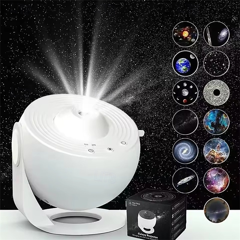 Proiettore stellare 13 in 1, proiettore planetario, proiettore galassia per camera da letto, proiettore aurora, proiettore luce notturna per bambini e adulti del 2025 a $42.99 –P3