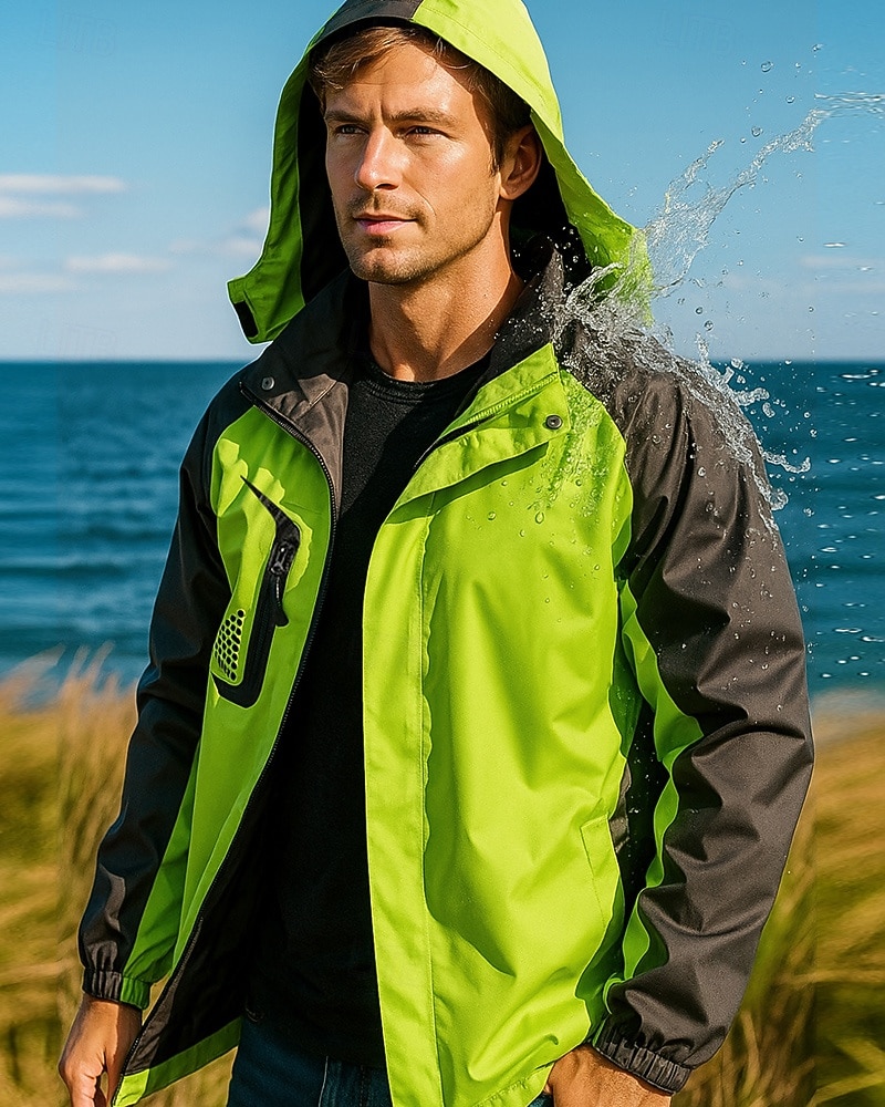 Homens Jaqueta Corta-Vento Jaqueta Softshell Jaqueta de Trilha Ao ar livre Prova-de-Água A Prova de Vento Roupas de caminhada Roupas de caminhada Primavera Inverno Outono Blusas Pesca Campismo de 2026 por $26.99 –P3