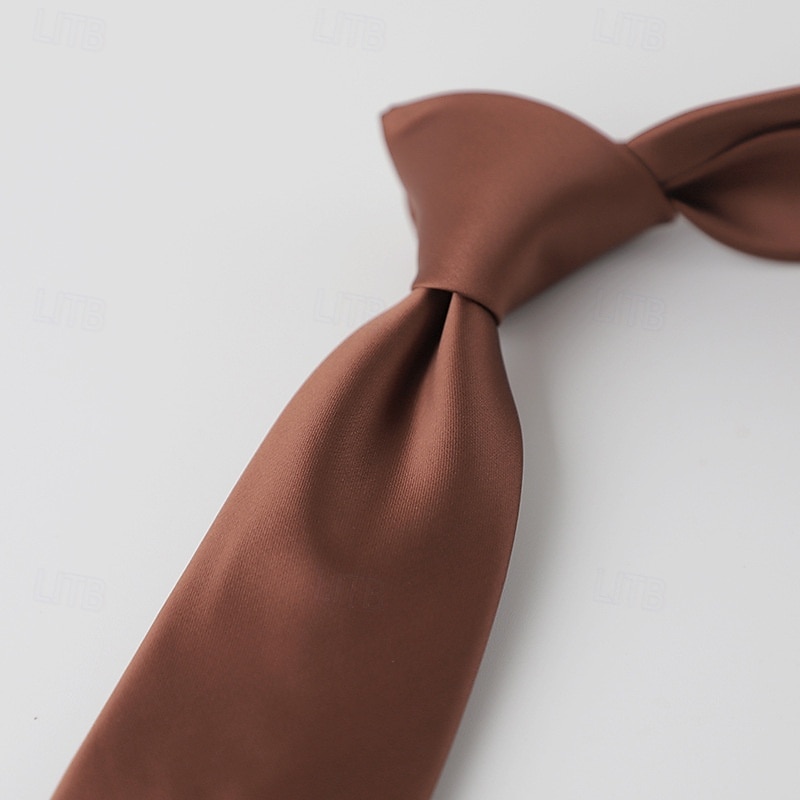 Men's Neckties Fashion Classic Modern Contemporary Plain Wedding Party Daily Wear 2026 - $8.99 –P13