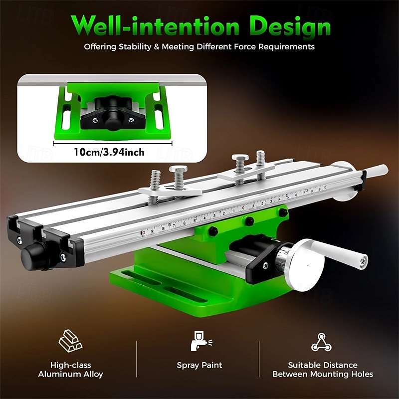 Mini Multifunction Drilling&Milling Machine Worktable Drill Vise Fixture Table Machine Tool for Bench Drilling Cross Slide Table 2026 - $100.99 –P11