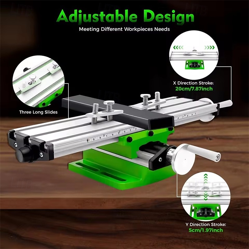 Mini Multifunction Drilling&Milling Machine Worktable Drill Vise Fixture Table Machine Tool for Bench Drilling Cross Slide Table 2026 - $100.99 –P13