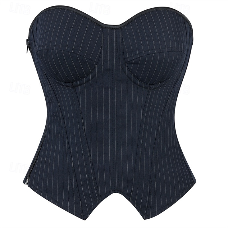 Жен. Корсет Корректирующее белье Утягивающее белье Корректирующее белье Сексуальный корсет На каждый день Полоса Неровная кромка Открытая спина Отпуск Для улицы Свидание Без рукавов холодный прием 2026 - $36.99 –P15