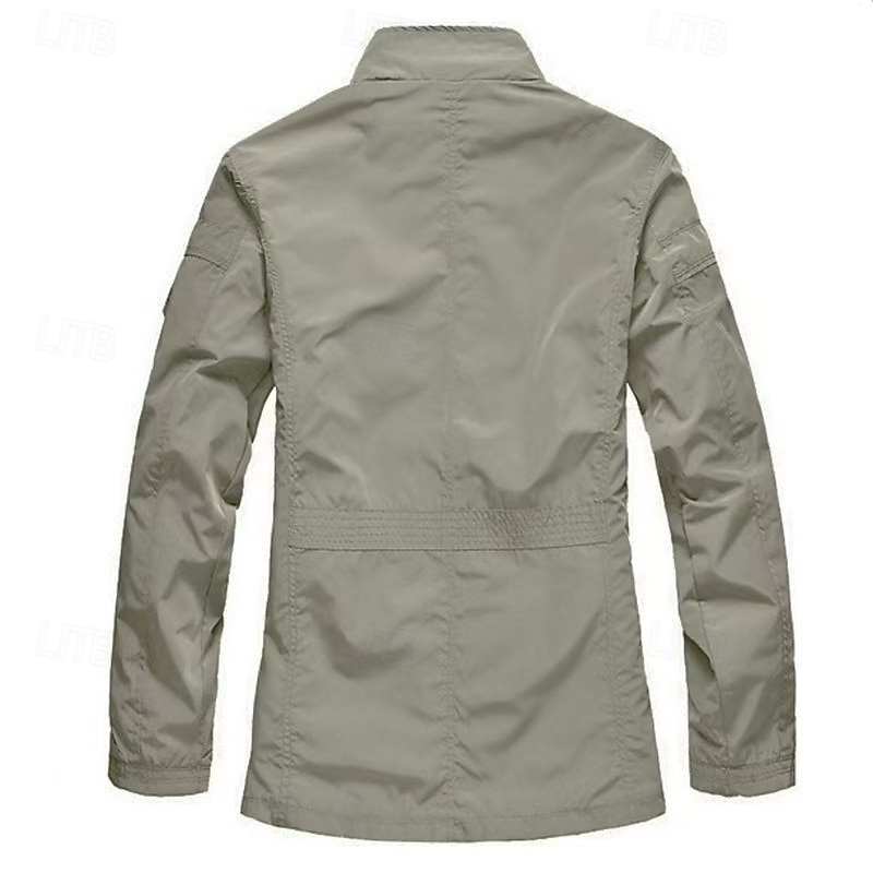 Herren Parka Trenchcoat Urlaub Täglich Herbst Winter Polyester Verschleißfest Oberbekleidung Bekleidung Mode Klassisch Einfach Tasche Revers Reisverschluss 2025 - $47.99 –P2
