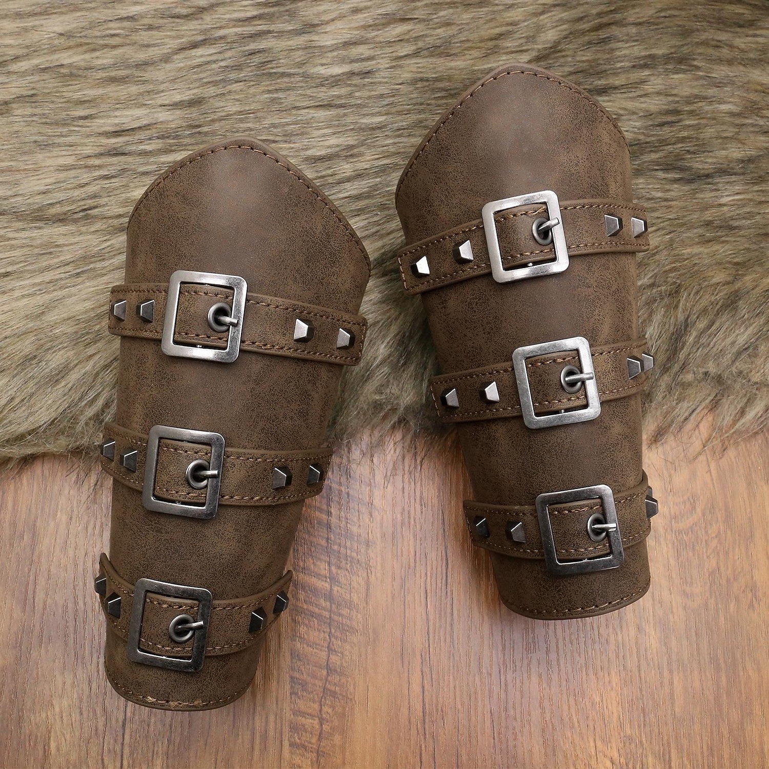 Retro Středověké Renesanční Zbraně a výzbroj Přehoz Náramek Válečník Viking Maškarní kostým Unisex Viking předvečer Všech svatých Karneval Výkon LARP Ren Faire Dospělí Přehoz Kolluk Celý rok 2025 - $36.99 –P5