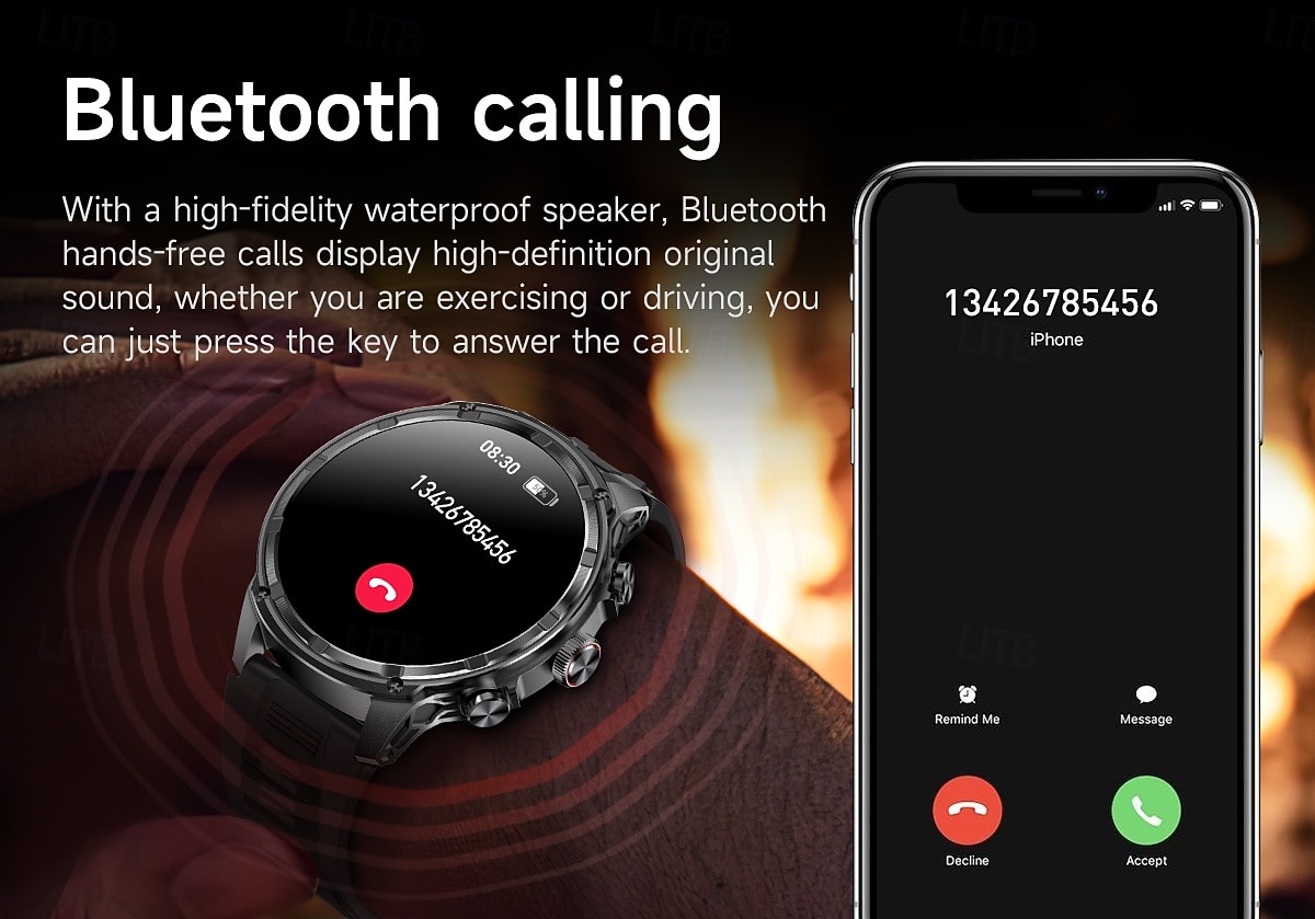 V99 Smart Watch 1.85 inch Smartwatch Fitness Running Watch Bluetooth Pedometer Call Reminder Fitness Tracker Compatible with Smartphone Unisex Long Standby Hands-Free Calls Waterproof IP 67 52mm 2026 - $66.99 –P15