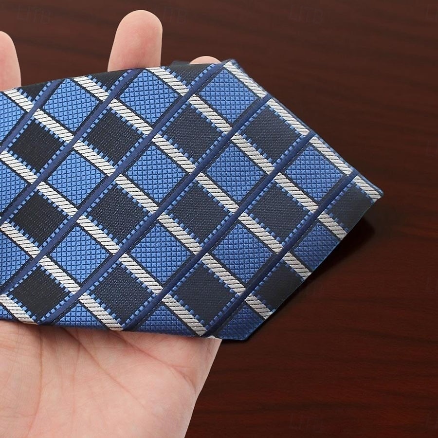 Per uomo Cravatte Classico A Quadri / A Righe / Chevron / Rotondo Serata Formale Data Festa & Sera del 2025 a $10.99 –P2